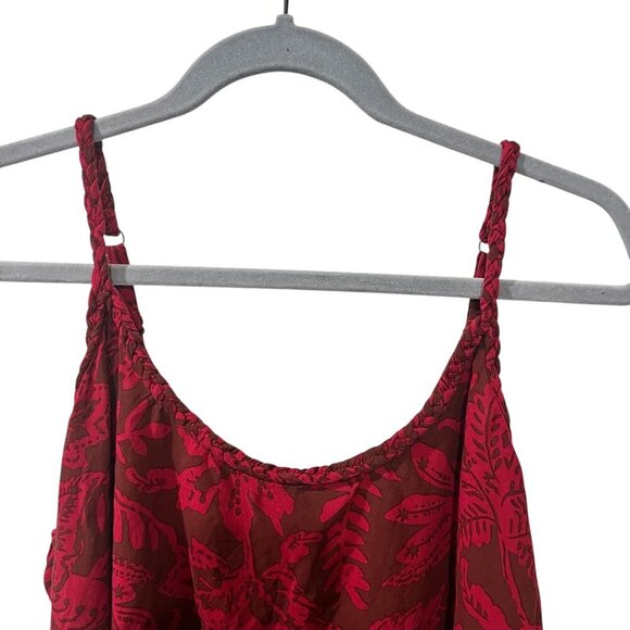Torrid Womens Red & Pink Floral Print Adjustable Strap Camisole Top Size 2 - Picture 3 of 6